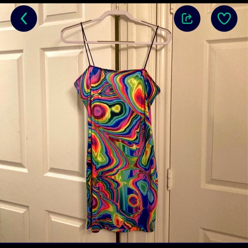 TYE DIE Party Dress SHEIN
